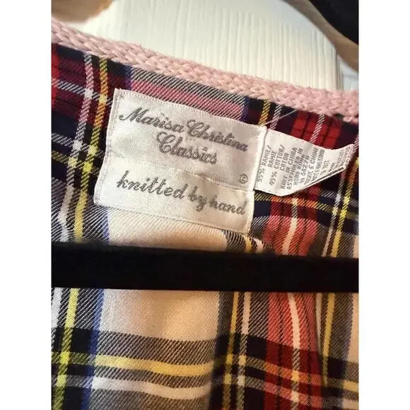 Vintage Marisa Christina Classics Hand-Knitted Christmas Cardigan Sweater - Picture 3 of 6